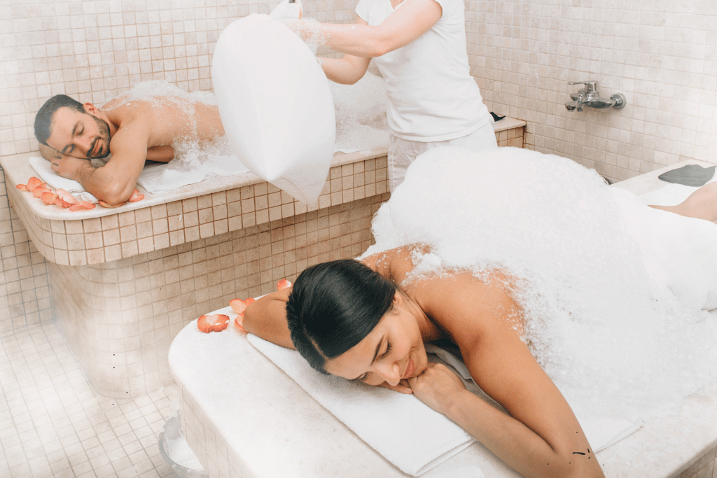 How hammam scrubbing stimulates nerves without triggering inflammation