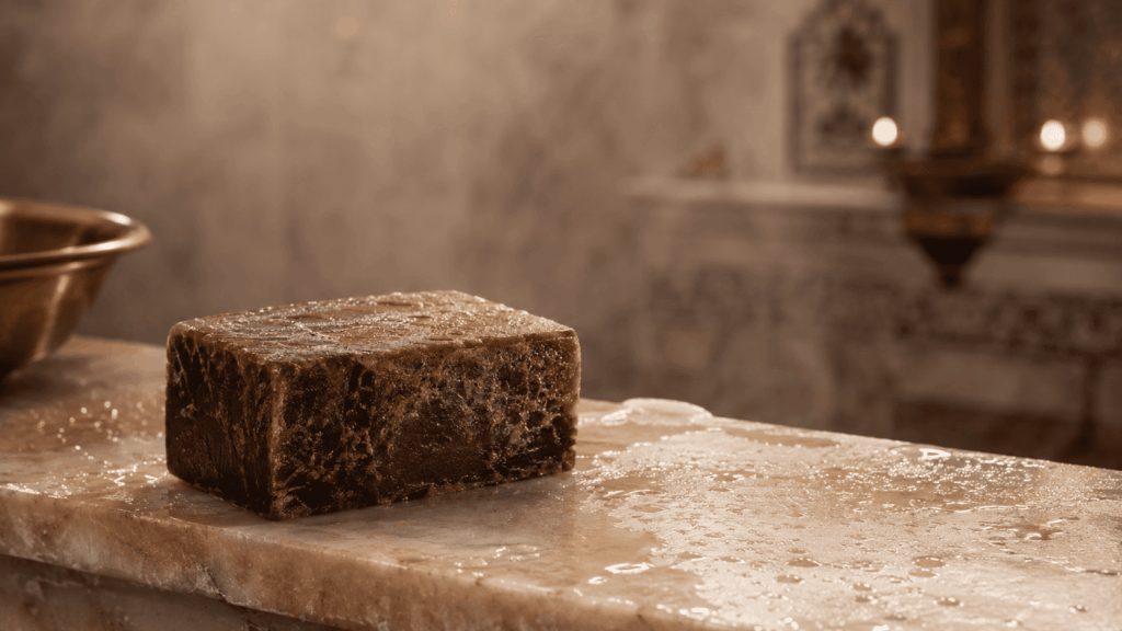 Black Soap Stays on the Skin Longer