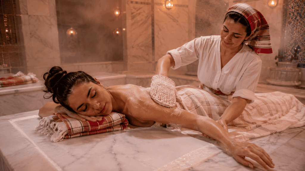 Hammam Therapist Is Over-Exfoliating the Skin